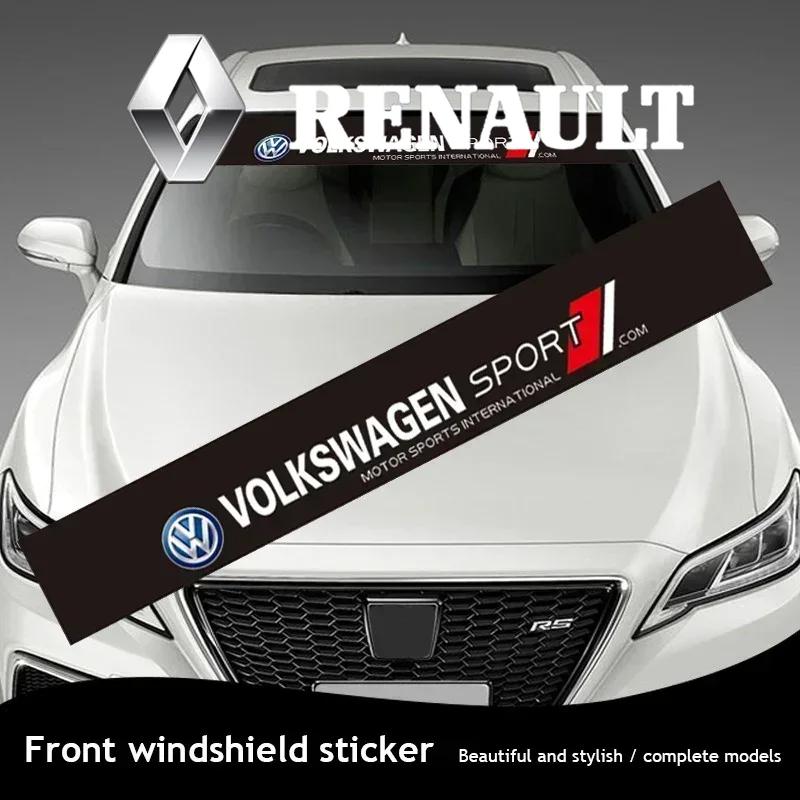 Car Front Rear Windshield Decal Sticker Decoration Accessories tool For Volkswagen VW Scirocco Golf Amarok T5 Phaeton TeramontJD3