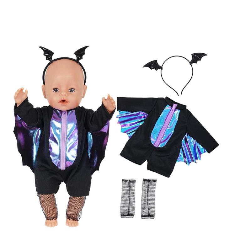 Festival Doll Outfit For 16-18Inch Figure Doll Halloween Christmas Costume Holiday Theme Clothes for Kids Pretend Play