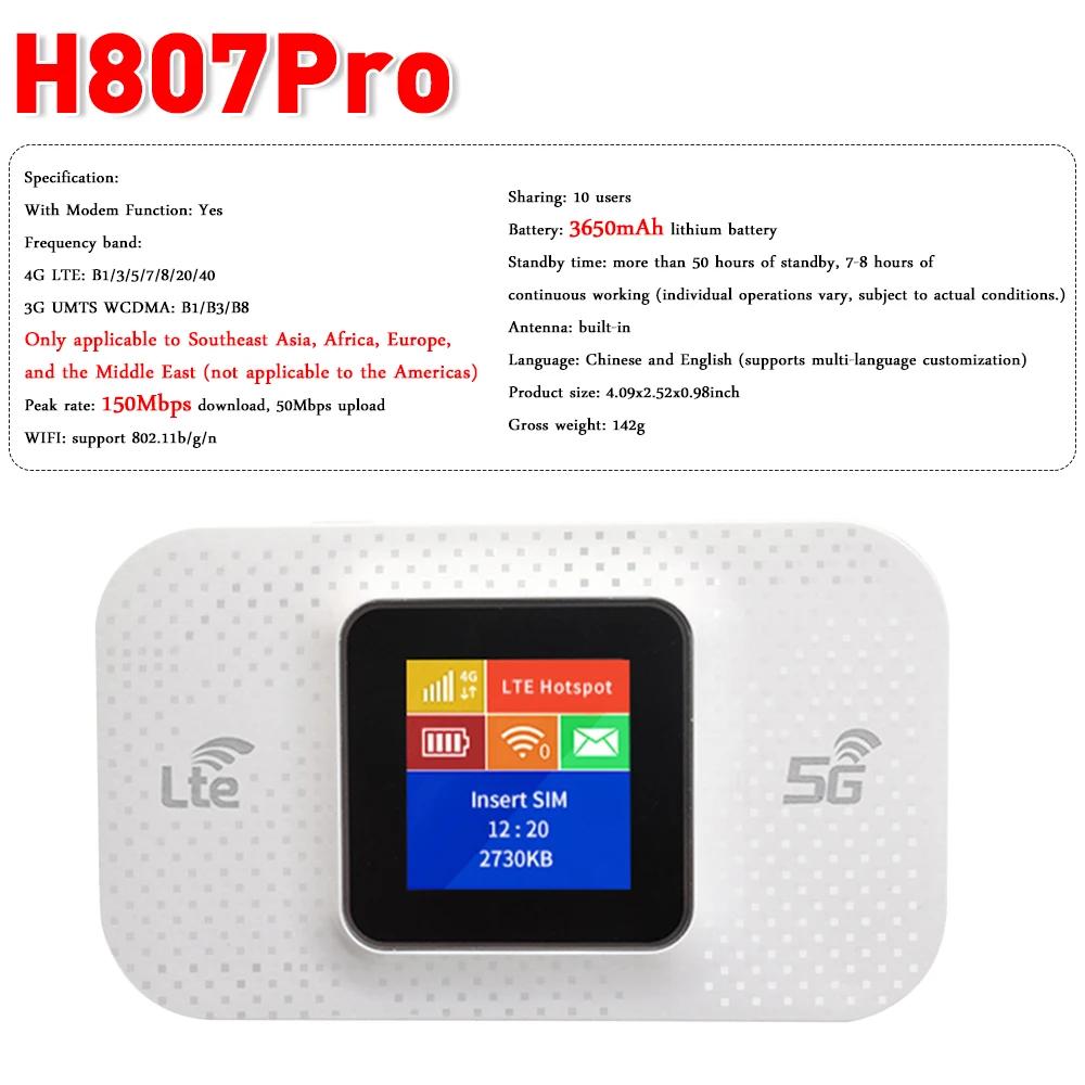 4G Lte WiFi Router Wireless 150Mbps Wi Fi Hotspot Portable Small WiFi Router with Sim Card Slot Mini Modem Mobile WIFI Hotspot