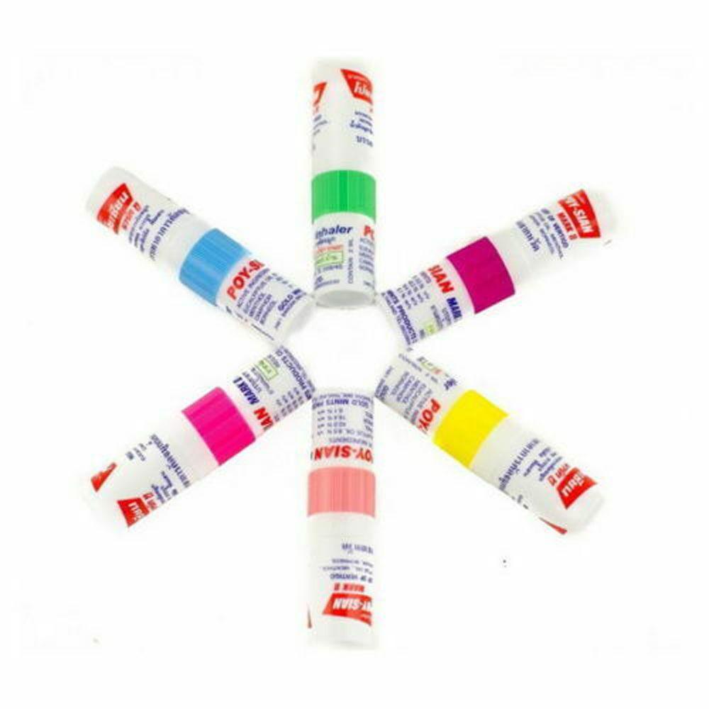 Stick Motion Sickness Poy Sian Stick Mint Cylinder Oil Health Care Dizziness Inhaler Nasal Inhaler