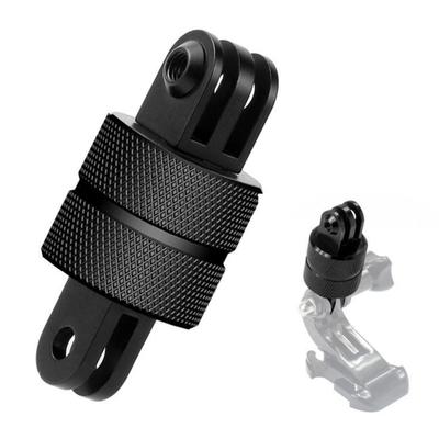 Braț de extensie pentru suport vertical din aluminiu, rotație de 360 de grade, montare pentru cameră Adaptor vertical pentru trepied pivotant din metal pentru Gopro