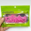 DUODUOYU 30PCS Mini Soft Fishing Lures 30mm/0.6g   Small T-tail Worm Lure Silicone Artificial Bait   Bass Pike Fishing Tackle
