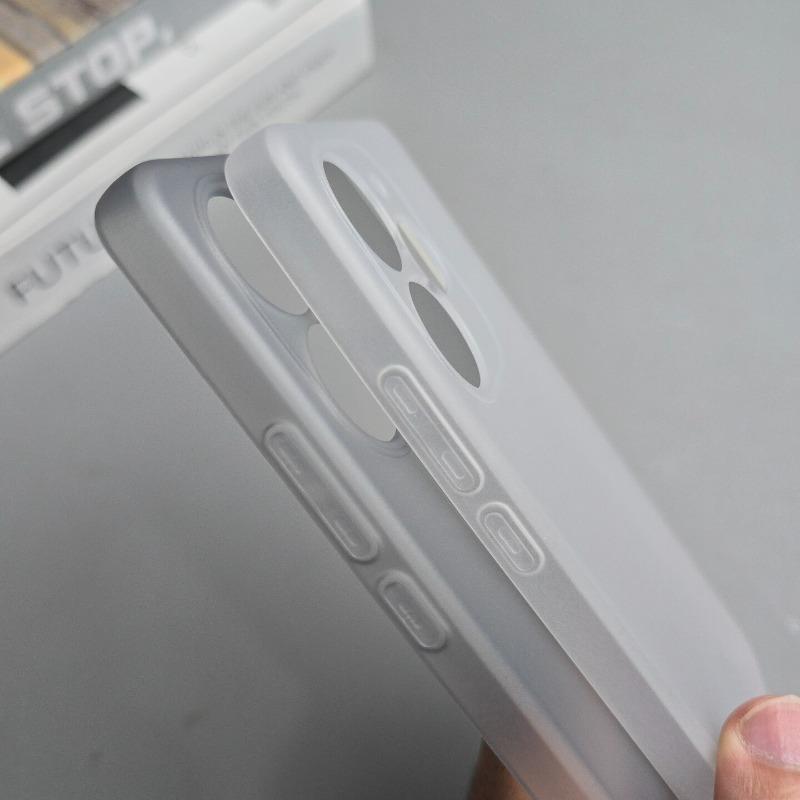 For Realme Neo 7 Turbo Case Fashion TPU Soft Silicone Matte Transparent Back Cover Simple Dustproof Shockproof Bumper