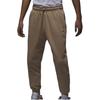 Jordan Solid Color Drawstring Fleece Joggers Men Bottoms Brown FN6357-244