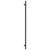 VidaXL Poignées d'armoire 10 pcs noir 480 mm acier inoxydable 3203714