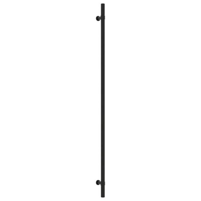 VidaXL Poignées d'armoire 10 pcs noir 480 mm acier inoxydable 3203714