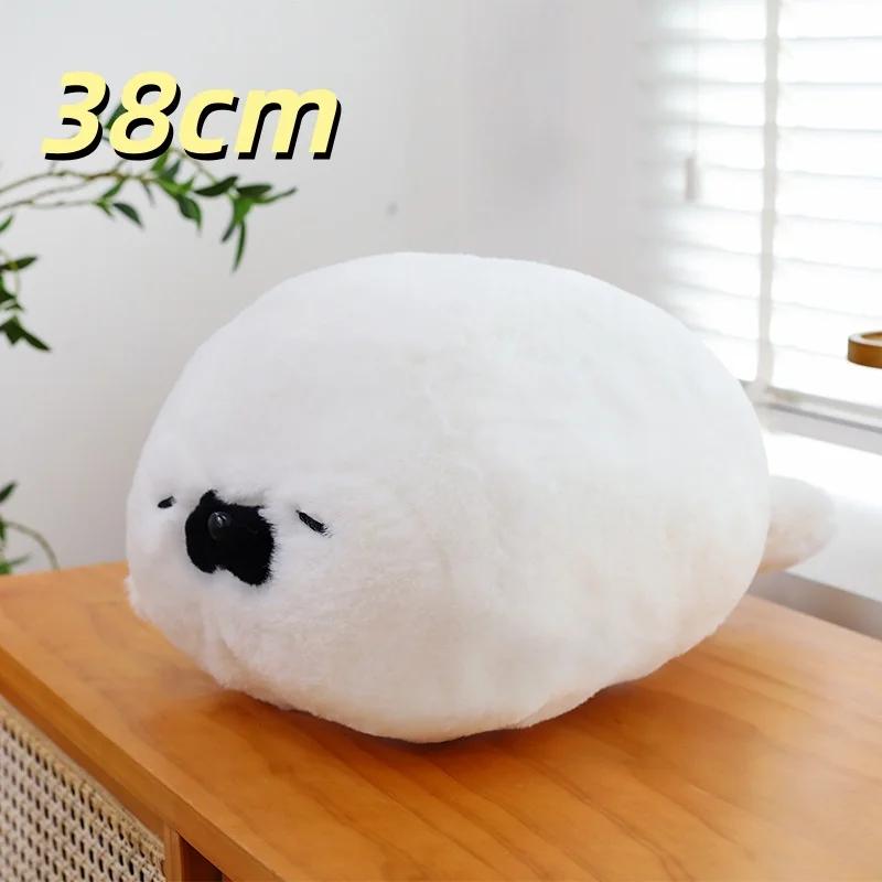 Kawaii Long Sea Otter Seal Plushies Huggable Pillow Soft Fluffy Stuffed Ocean Animal Cute Plushie For Sleeping Companion Gift