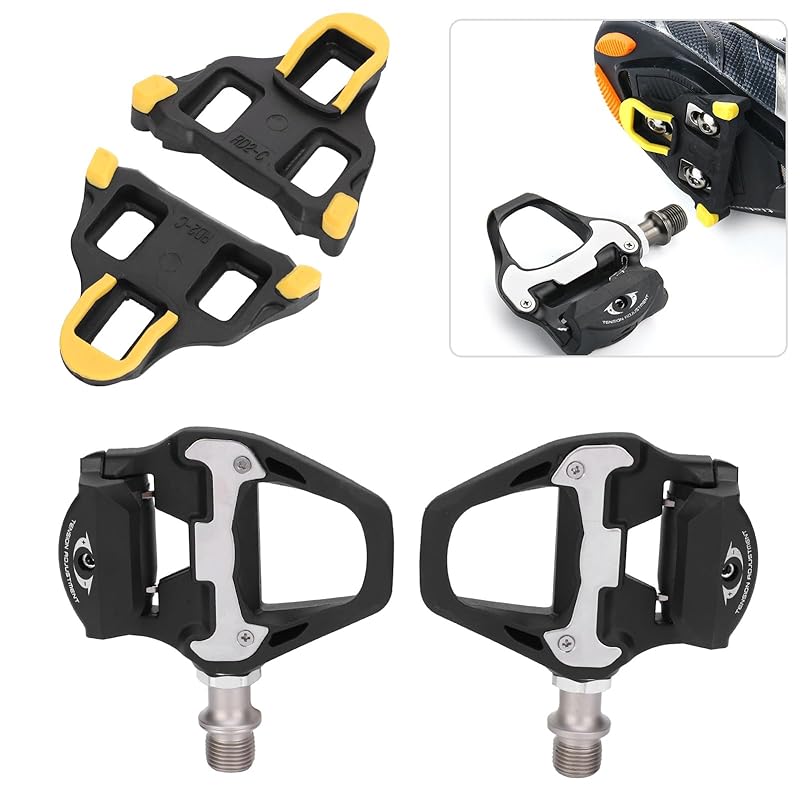 Ongwan road bike pedal set cleats shimano SPD-SL (pedaling dynamics SL) system bicycle pedals R21