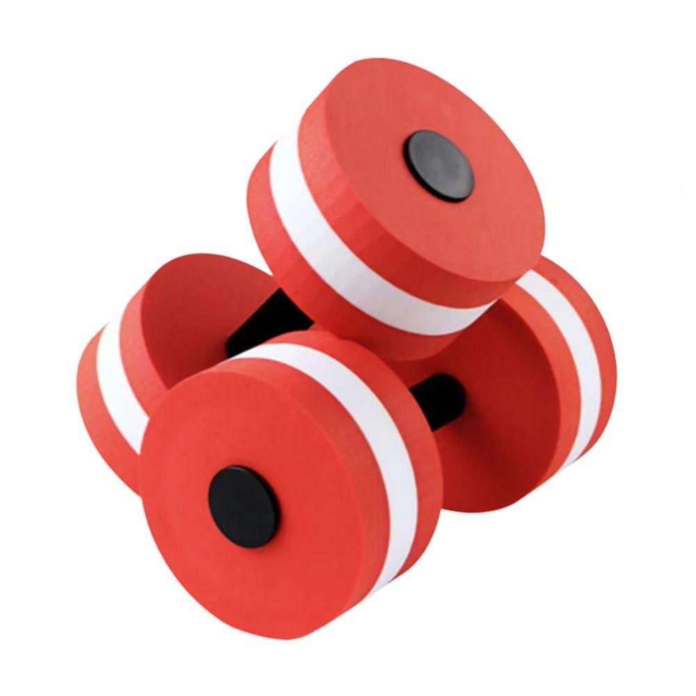 1 Pair Floating Water Aquatics Dumbbell EVA Pool Exercise Dumbbell Swimming Pool Dumbbell  Swimming