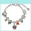 Bracelet Charmant Dessin Animé Winnie l'Ourson En Alliage de Zinc Pour Offrir au Printemps 2025