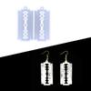 Diy Crystal Irregular Blade-shaped Mold Ear Pendant Drop Glue Mold Keychain Pendant Silicone Mold for Jewelry Making