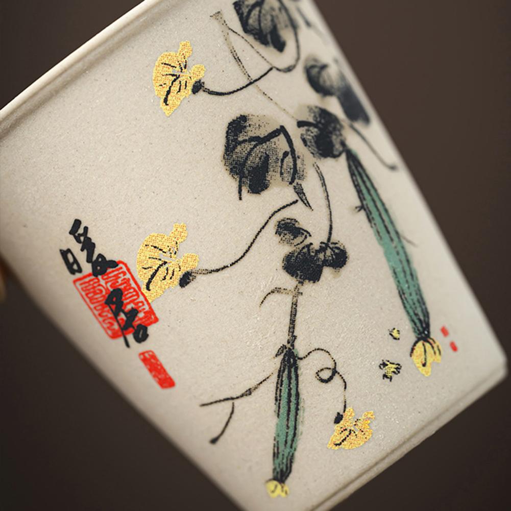 Retro Old Pottery Ceramic Teacup Premium Quality Ceramic Craftsmanship For Chinese Traditional Gongfu Tea Ceremony