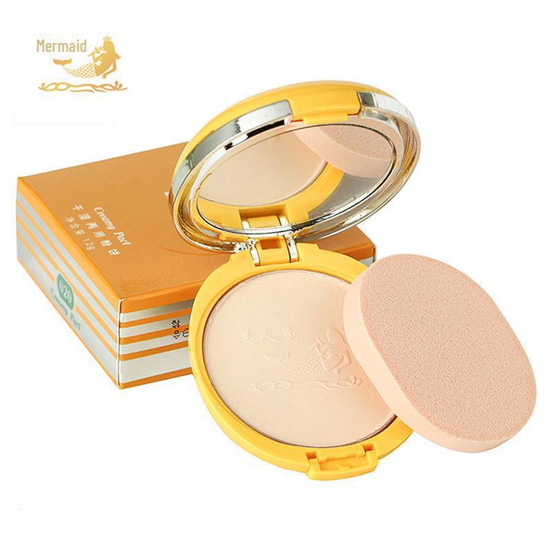 

Mermaid 020 Двойной порошок: Стойкий, нелипкий макияж, консилер и тональная основа для совершенствования кожи от классического бренда. Mermaid 020 Pressed Powder