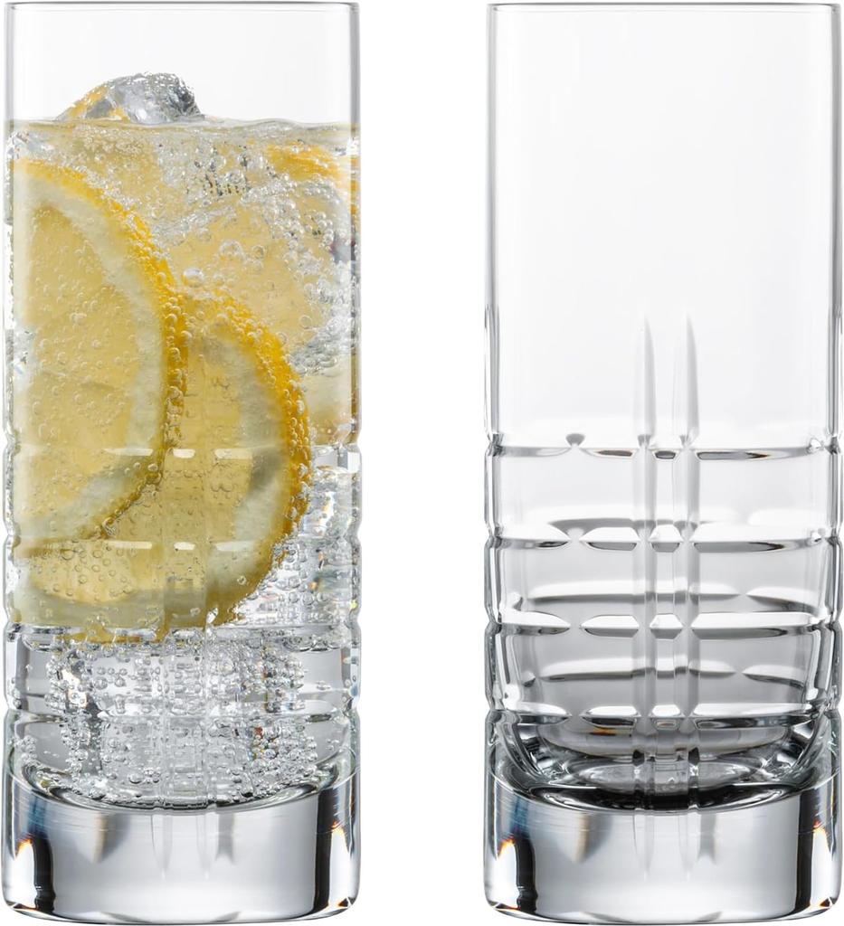 Zwiesel Glass (m119639) Basic Bar Classic Tumbler for Water, Mineral Water, and Soft Drinks, Long Drinks, 11 oz., Pair, Machine-Made