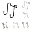 No-Drill Seamless S-Shaped Hook for Cabinet and Bathroom Doors - 304 Stainless Steel Double Clothes Hook
