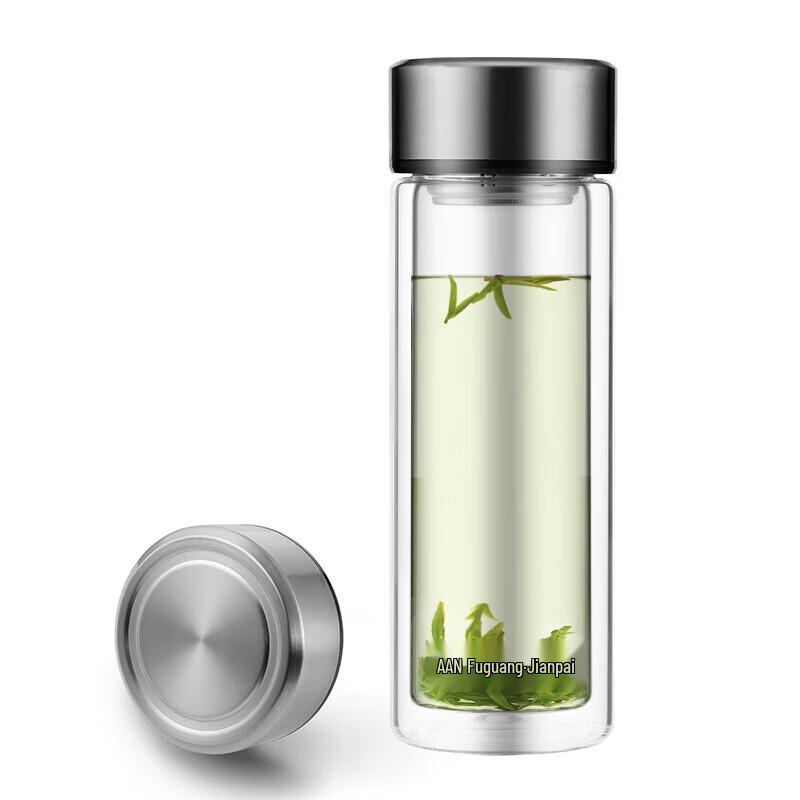 Fuguang Earl Business Glass Tea Cup 380ml