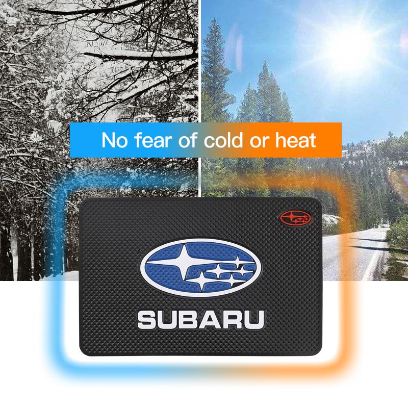 1Pcs PVC Car Dashboard Anti Slip Mat Silicone Pad For Subaru STI Forester Impreza Legacy Outback XV BRZ WRX VV333