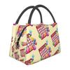 Bingo Queen Portable Lunch Box Women Leakproof Paper Game Thermal Cooler Food Insulated Lunch Bag Travel Work Pinic Container