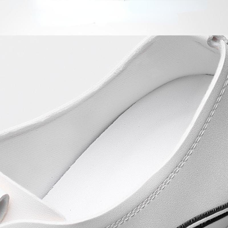 Soft Men's Leather Shoes Four Seasons New Business Fashion Lightweight Flat Shoes Outdoor Street Walking Sports Casual Shoes