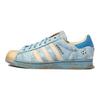 adidas Superstar Melting Sadness CNY Bleu (2022) Baskets Unisexe Bleu Clair Teinte Écru Orange Vif GY7012