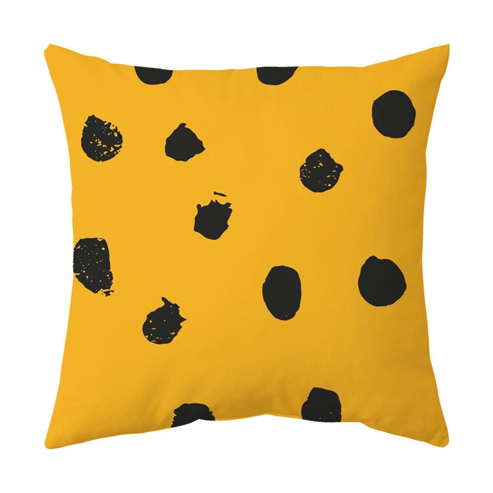 New Home Soft Decoration Geometric Milk Print Leopard Print Zebra Short Plush Ultra Soft Pillow Cushion Cover (Without Pillow Core)