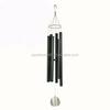 28\" Eco-Friendly Black Garden Decoration Music Wind Chime with 6 Tubes Home Decor Wind Chime