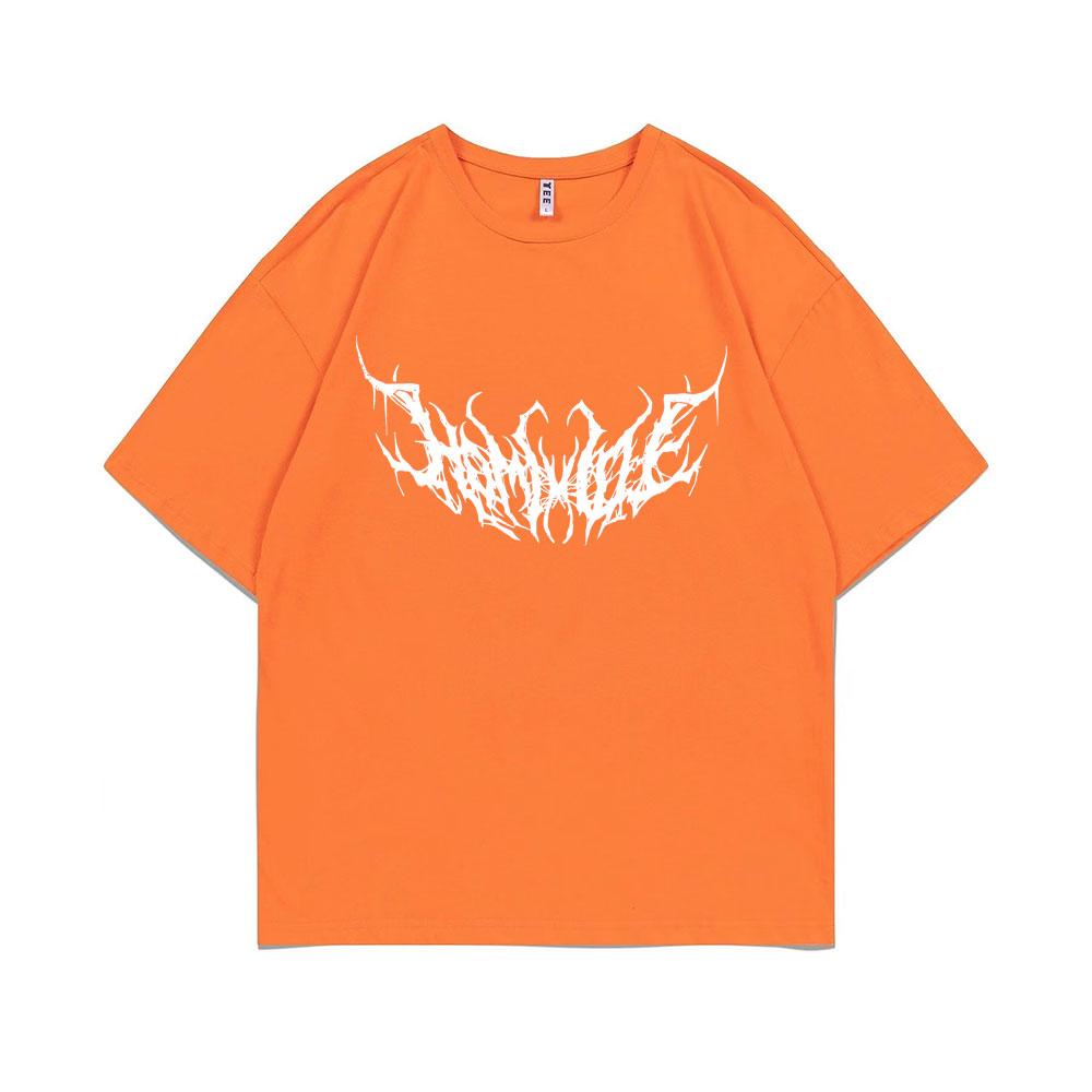 Hip Hop Rapper Playboi Carti Opium Homixide Gang Print T-shirt Men Women Casual Pure Cotton Tshirt Male Fashion Loose T Shirts