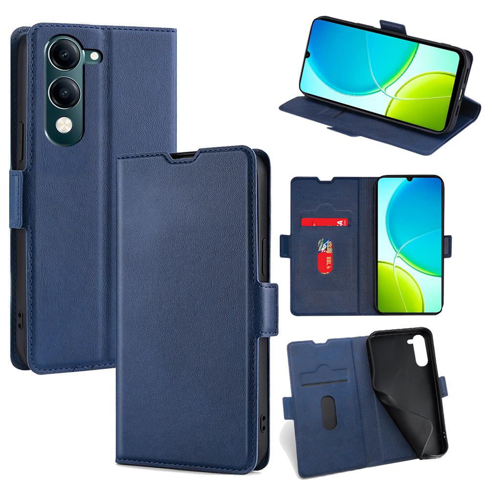 For vivo Y29s 5G/Y04 4G Case Card Holder PU Leather Phone Cover