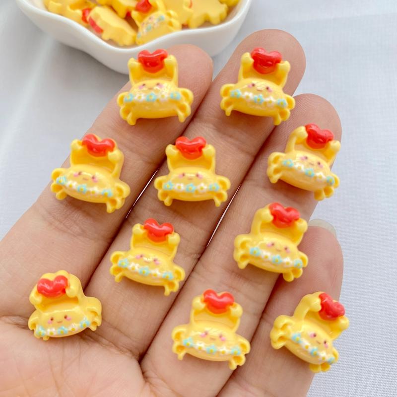 30Pcs Cartoon Ocean Series Little Stars Crabs Whales Shells Art Nail Plaksteen Strass Beeldjes Diy Wedding Plakboek Decor Craft