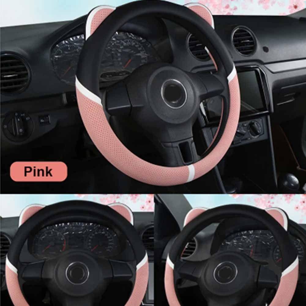Anti Slip Handle Cover Breathable Steering Wheel Sleeve Fashion Car  Steering Cover  Car Decoration