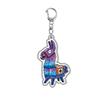 6Pcs Fortnite Popular Cartoon Game Acrylic Double-sided Key Ring Backpack Decoration Accessories Neutral Party Gifts Premium Quality
