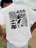 Wave Project Collage Outdoor Casual Trend Brand T-Shirt Cotton Graphic Tee Unisex Unisex Summer Streetwear