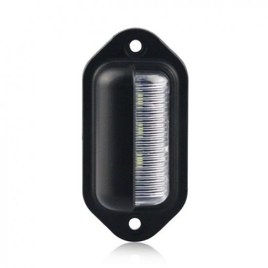 2Pcs 6 LED Number Plate Light Lamp For Car Truck Trailers Trucks Van Caravans