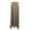 CLANE No Sleeve Flare Long Dress 2 Beige Women Used