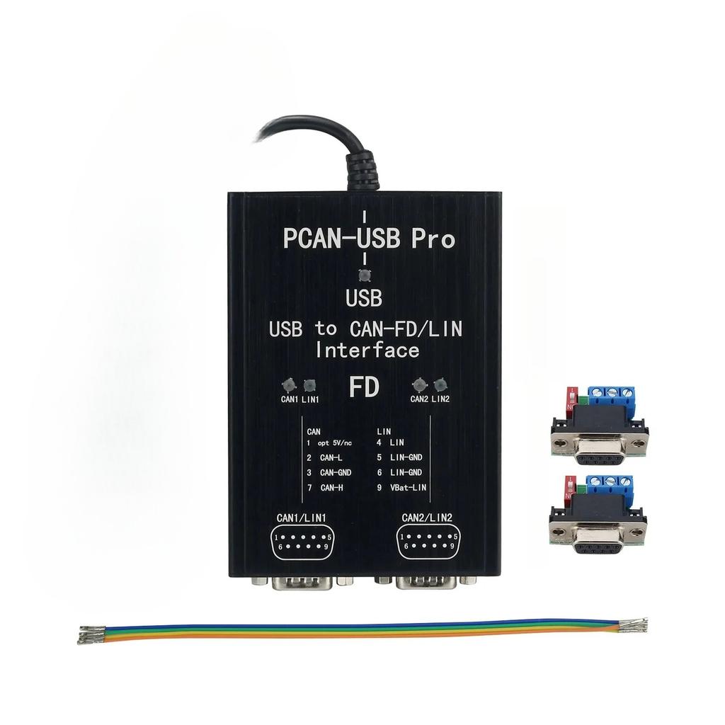 PCAN-USB Pro PCAN FD PRO 12Mbit with LIN USB to CAN Adapter 2CH CAN FD Compatible with IPEH-004061 for PEAK