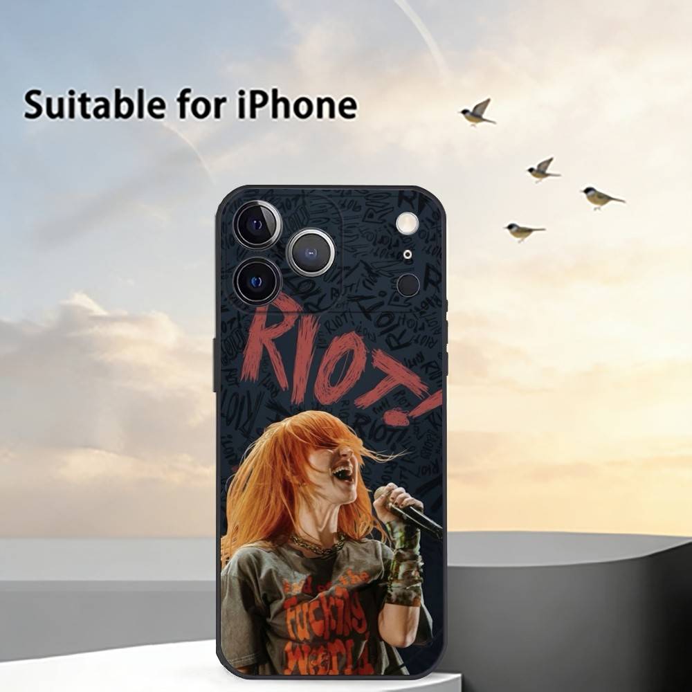 

Pop-Punk B-Band Paramore Чехол для телефона iPhone 17, 16, 15, 14, 13, 12, 11 Plus, Pro Max, Другие Мягкий Черный Чехол iPhone16promax