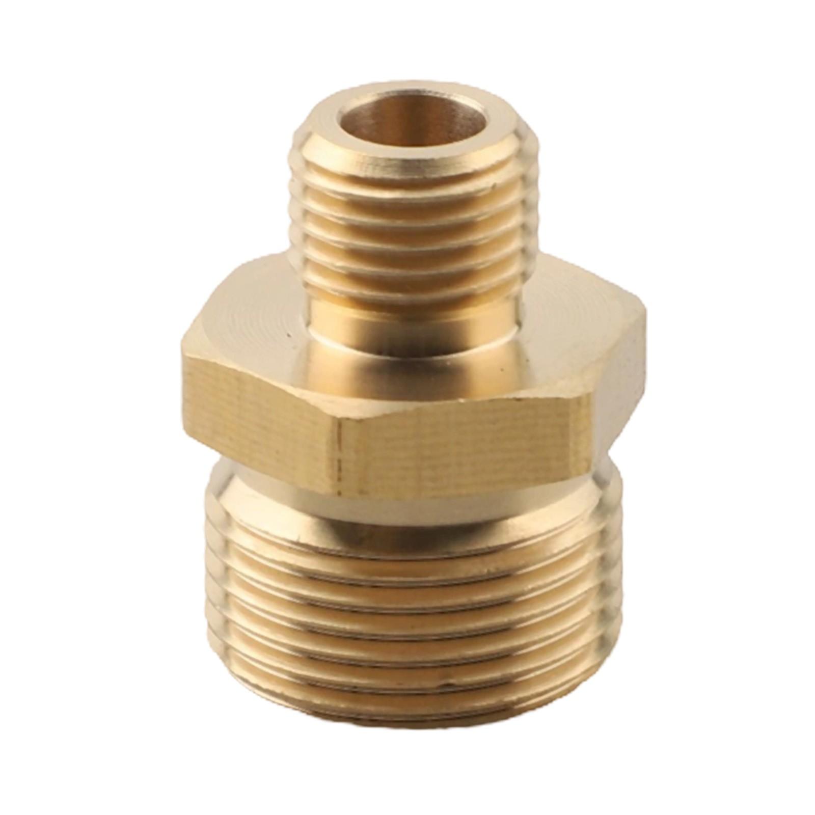 

22mm To 1/4 Joint Adapter Brass Hose Adapter High Pressure Cleaning Adapter
