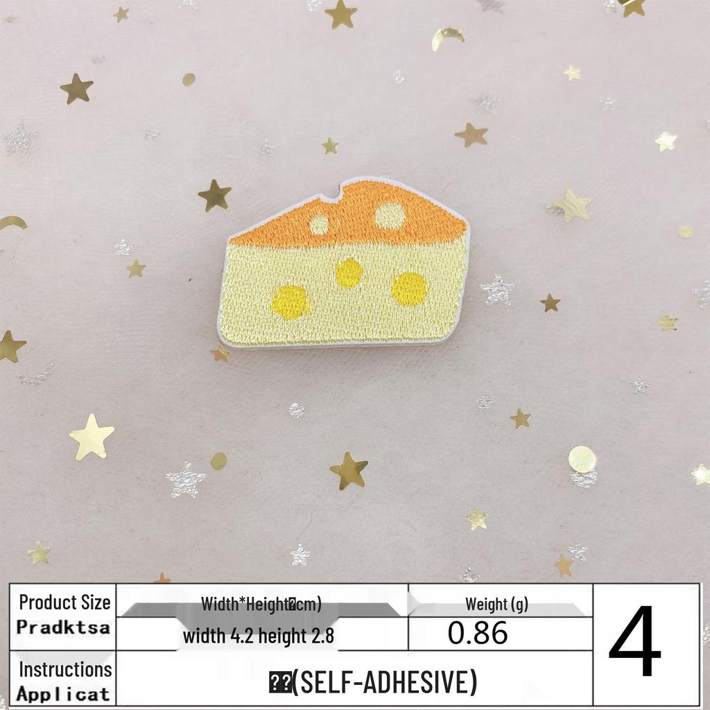 Creative Sushi Embroidery Patch Phone Case & Clothing Decor - Self-Adhesive