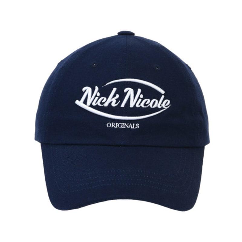 

NICK&NICOLE NICOLE ORIGINALS LOGO BALL cap_NAVY FREE