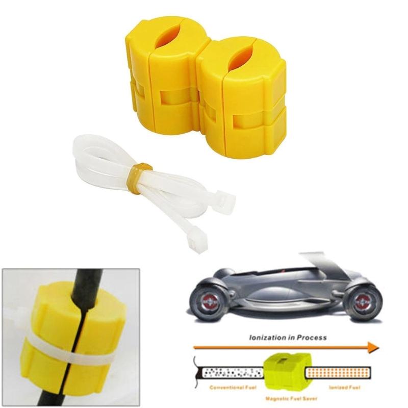 4er-Pack Magnetischer Kraftstoffsparer Universal Kraftstoffsparer Auto Kraftstoffsparer Magnetischer Kraftstoffsparer Autozubehör Werkzeug für Auto