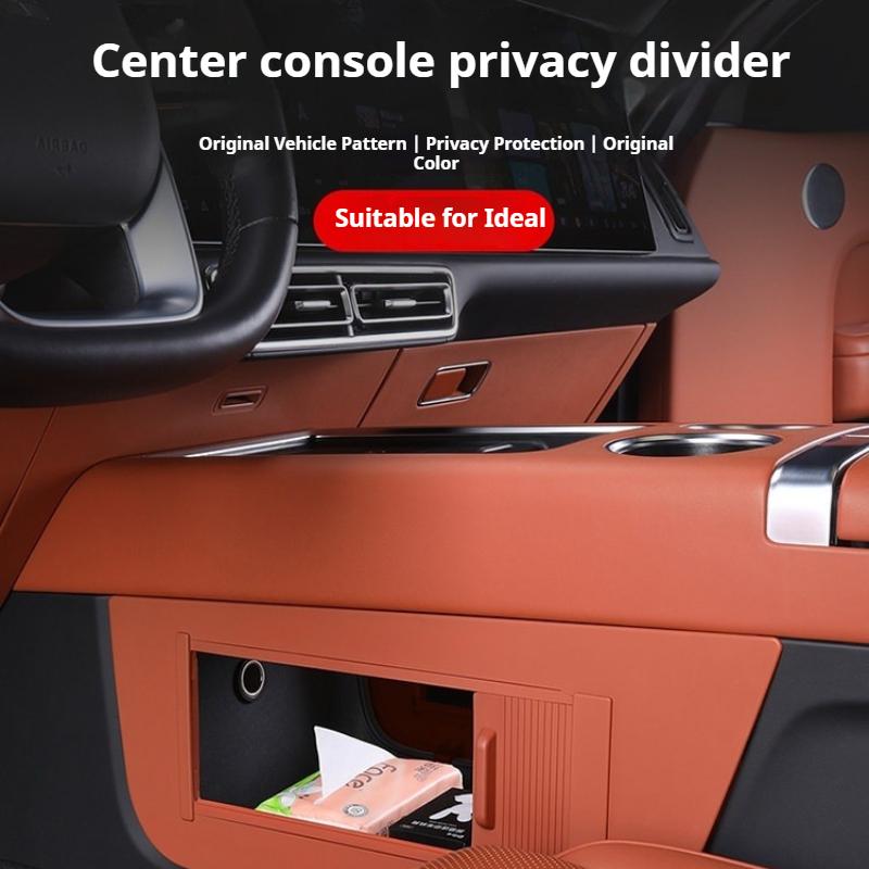 Fit For Li Lixiang L6 L7 L8 L9 Car Under Center Console Privacy Slat Storage Box Organizer Interior Modified