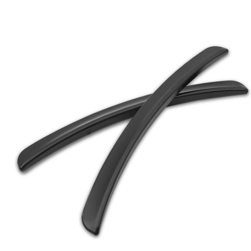 

2PCS Rubber Universal Car Wheel Eyebrow Anti-scratch Arch Strip Protection Sticker Fender Vents Anti-collision Decoration Trim 2PCS Black