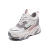 Inner heightening dad shoes CM spring new breathable thick-soled mesh small sports and leisure shoes tide