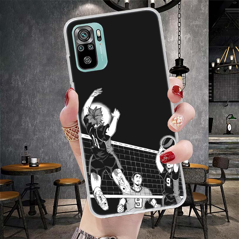 Haikyuu Oya Volleyball Anime Soft Phone Case For Xiaomi Redmi Note 15 14 14S 13 12 Pro Plus 12S 11 11S 11E 10 10S 11T 5G Fundas