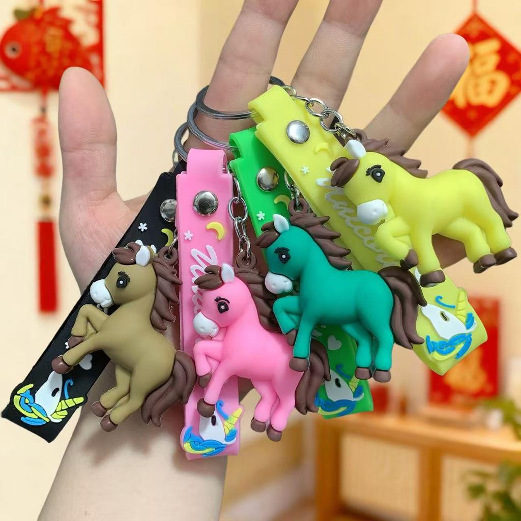Doll Keychain 2026 Pony New Year's Zodiac Pendant Small Gift Car Bag Pendant