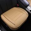 Universal Car Seat Cushion Set: Luxury Nappa Leather, All-Season, Backless Design, Fits Five Seats