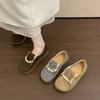 Height Increase Women's Loafers Spring Autumn New Outdoor Non Slip Fashion Bow Knot Casual Shoes Vintage Comfort Soft Sole Flats