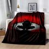 3D NNaruto Cartoon Anime IItachi Flannel Blanket Soft Warm Throw Blanket for Bedroom Living Room Bed Travel Camping Picnic Kid