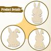 12x Wind Chime Making Kit DIY Wooden Animal Chimes Crafts Coloring Art and Craft for