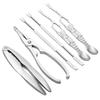 Seafood Tool Sets Crab Crackers Picks Spoons Set Stainless Steel Crab Peel Shrimp Tool Lobster Clamp Pliers Clip Pick Set